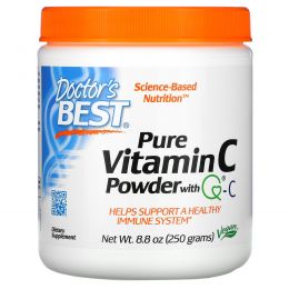 Doctor's Best, Порошкообразный витамин С (Best Vitamin C Powder), 8,8 унций (250 г)