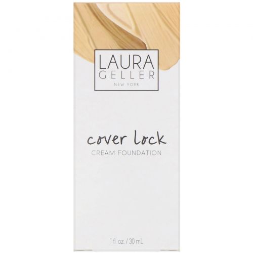 Laura Geller, Кремовая тональная основа Cover Lock, оттенок средний, 30 мл