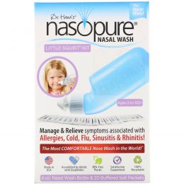 Nasopure, Носовые Wash System, Little Squirt Kit, 1 комплект