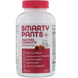 SmartyPants, Masters Complete, для женщин от 50 лет, больше, чем мультивитамин, 120 жевательных конфет
