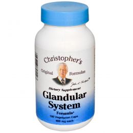 Christopher's Original Formulas, Состав для эндокринной системы, 400 мг, 100 капсул на растительной основе