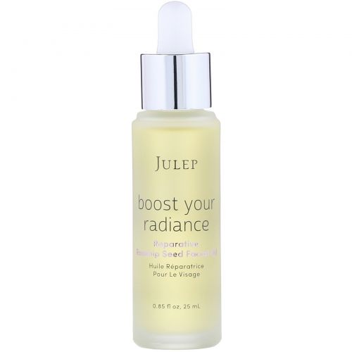 Julep, Boost Your Radiance, восстанавливающее масло шиповника для кожи лица, 25 мл