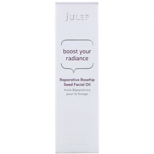 Julep, Boost Your Radiance, восстанавливающее масло шиповника для кожи лица, 25 мл