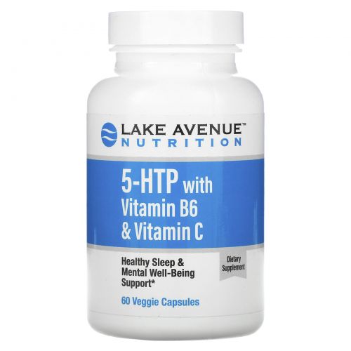 Lake Avenue Nutrition, 5-HTP with Vitamin B6 & Vitamin C,  60 Veggie Capsules