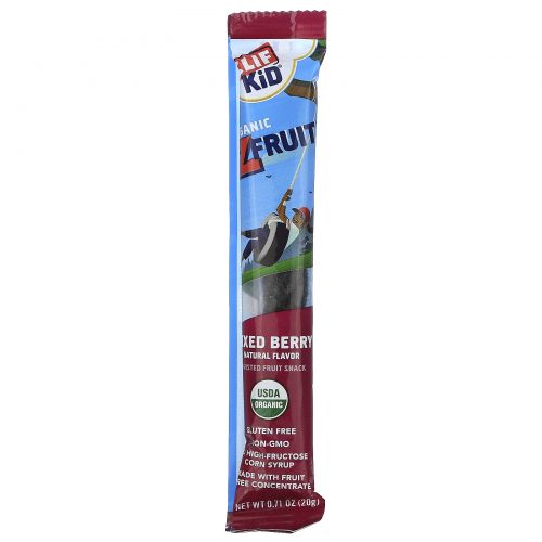 Clif Bar, Clif Kid, Organic, ZFruit Rope, Mixed Berry, 18 Pieces, 0.7 oz (20 g) Each