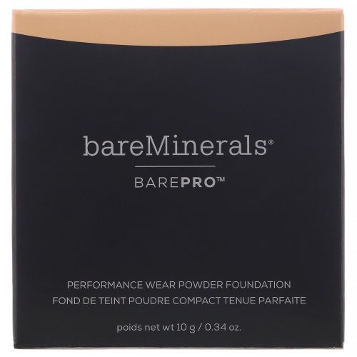 bareMinerals, BAREPRO, Performance Wear, тональная основа в виде пудры, оттенок «Натуральный теплый 12», 10 г