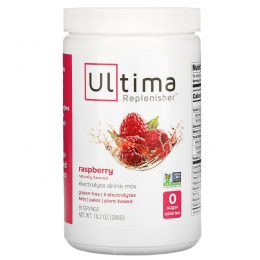 Ultima Health Products, "Предельный восполнитель", порошок электролитов с малиновым вкусом, 10,2 унции (288 г)