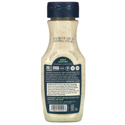 Sir Kensington's, Avocado Oil Ranch, 9 fl oz (266 ml)