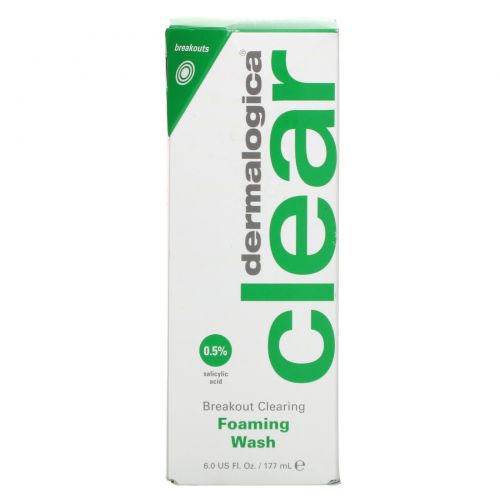 Dermalogica, Clear Start, Breakout Clearing, Foaming Wash, 6.0 fl oz (177 ml)