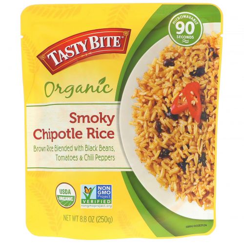 Tasty Bite, Organic, Smoky Chipotle Rice, 8.8 oz (250 g)