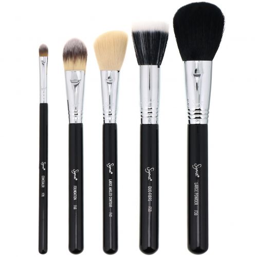 Sigma, Basic Face Brush Set, базовый набор кистей для лица, 5 предметов