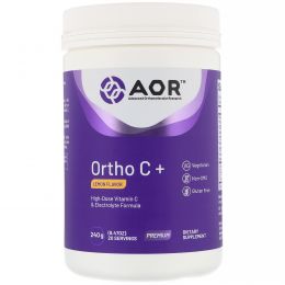 Advanced Orthomolecular Research AOR, Ortho C+ , Lemon Flavor, 8.47 oz (240 g)