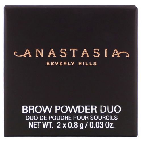 Anastasia Beverly Hills, Brow Powder Duo, Soft Brown, 0.06 oz (1.6 g)