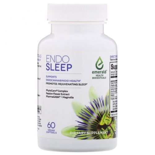 Emerald Health Bioceuticals, Inc, EndoSleep, 60 Gelcaps