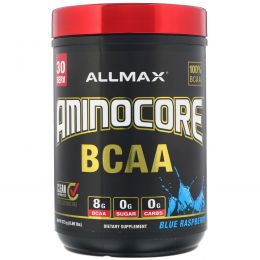 ALLMAX Nutrition, AMINOCORE BCAA, Blue Raspberry, 0.69 lbs (315 g)