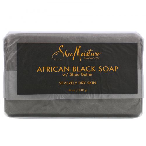 SheaMoisture, African Black Soap with Shea Butter, 8 oz (230 g)