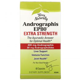 Terry Naturally, Andrographis EP80, Extra Strength, 60 Capsules