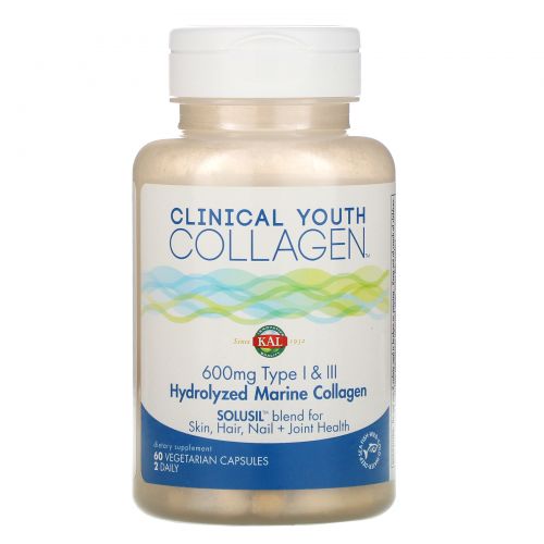 KAL, Clinical Youth Collagen, 60 Veggie Caps