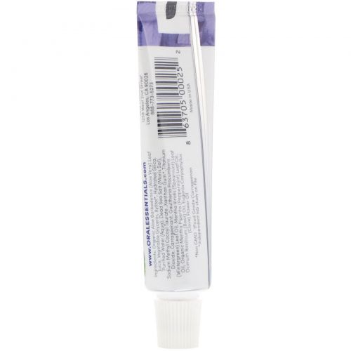 Oral Essentials, Зубная паста, Формула для чувствительных зубов, .8 унций (22,7 г)