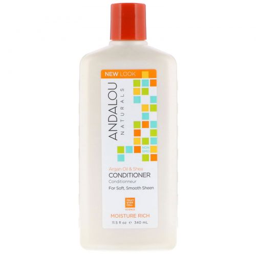 Andalou Naturals, Conditioner, Moisture Rich, Argan Oil & Shea, 11.5 fl oz (340 ml)