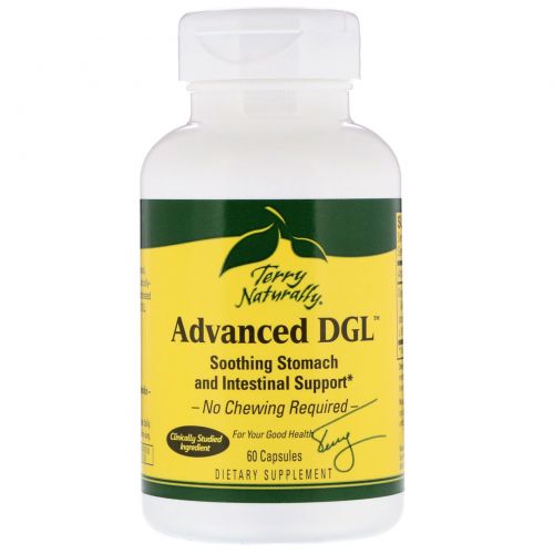 EuroPharma, Terry Naturally, Advanced DGL, 60 Capsules