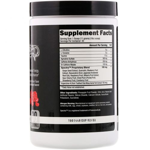 Controlled Labs, White Warped, Preworkout, Strawberry Jelly Bean, 11.64 oz (330 g)