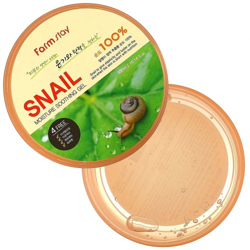 Farmstay, Snail 100% Moisture Soothing Gel, 10.14 fl oz (300 ml)