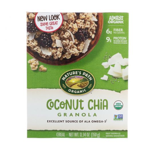 Nature's Path, Organic Coconut Chia Granola, 12.34 oz (350 g)