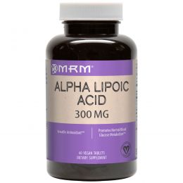 MRM, Альфа-липоевая кислота, 300 мг, 60 вегетарианских таблеток