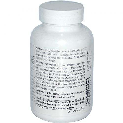 Source Naturals, 5-HTP, 50 мг, 120 капсул