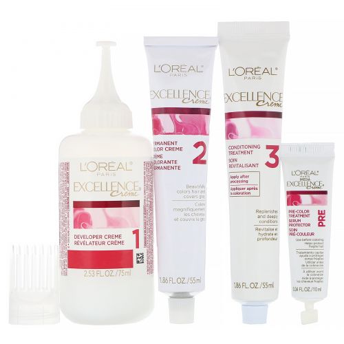 L'Oreal, Краска с тройной защитой Excellence Creme, оттенок 5 средний коричневый, на 1 применение