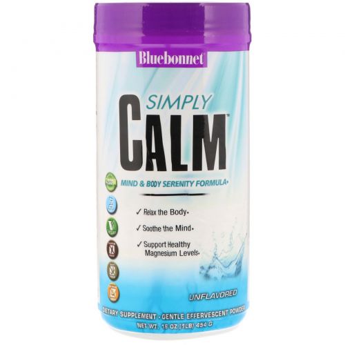 Bluebonnet Nutrition, Simply Calm, Unflavored, 16 oz (454 g)