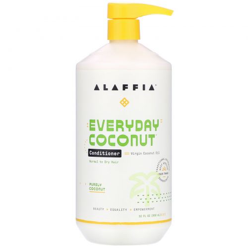 Everyday Coconut, Conditioner, Hydrating, Normal/Dry Hair, Purely Coconut, 32 fl oz (950 ml)