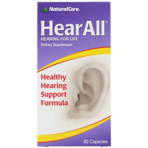 Natural Care, HearAll , 60 капсул