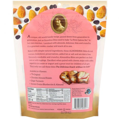 Almondina, Almond Bites, The Original, 5 oz (142 g)