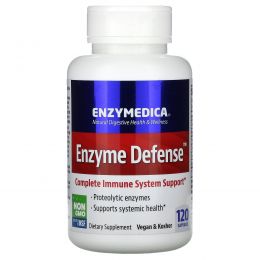 Enzymedica, Enzyme Defense (старое название - ViraStop), 120 капсул