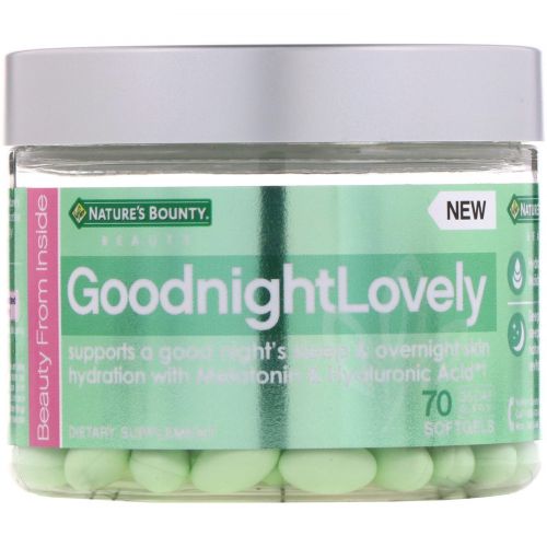 Nature's Bounty, GoodnightLovely, 70 мягких таблеток