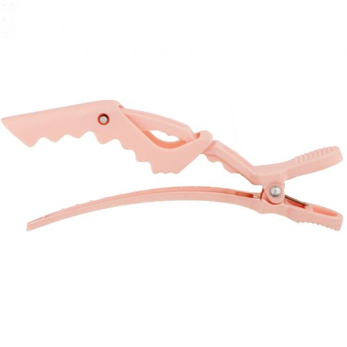 The Vintage Cosmetic Co., Sectioning Clips, Pink, 4 Clips