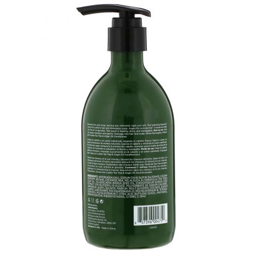 Luseta Beauty, Tea Tree & Argan Oil, Shampoo, 16.9 fl oz (500 ml)