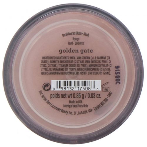 bareMinerals, Loose Blush, оттенок «Golden Gate», 0,85 г