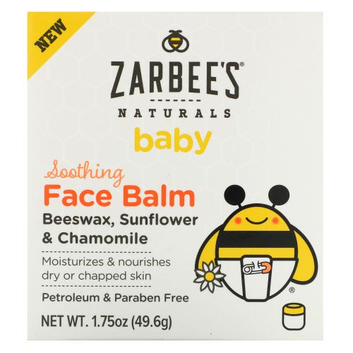 Zarbee's, Baby, успокиавающий бальзам для лица, 49,6 г (1,75 унции)
