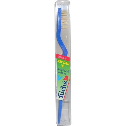 Fuchs Brushes, Record V, Adult Hard, 1 Tooth Brush