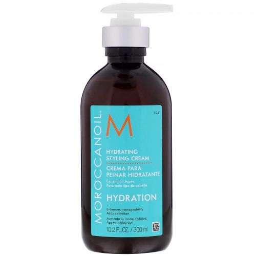 Moroccanoil , серия Hydration, увлажняющий крем для укладки волос, 300 мл (10,2 жидк. унции)