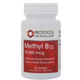 Protocol for Life Balance, Methyl B-12, 10,000 mcg, 60 Lozenges