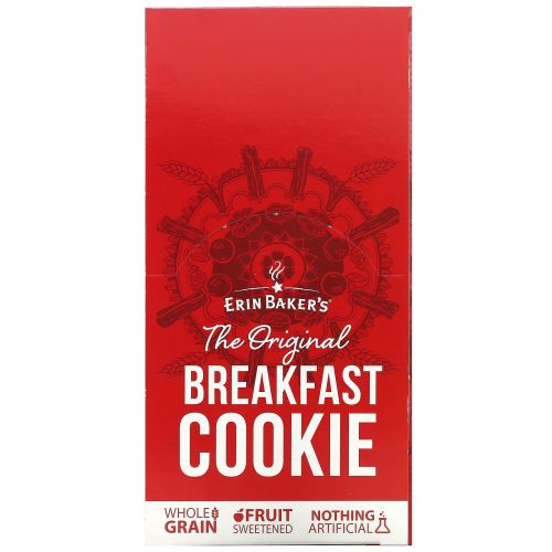 Erin Baker's, The Original Breakfast Cookie, Caramel Apple, 12 Cookies, 3 oz (85 g) Each