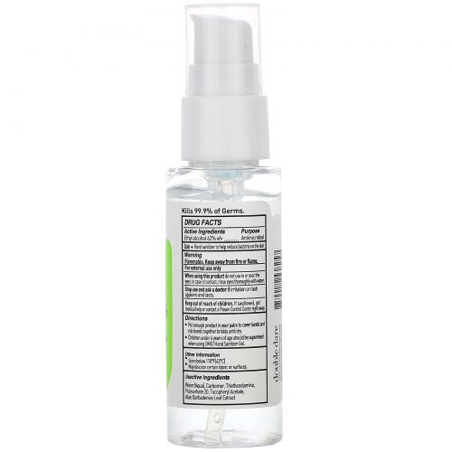 Double Dare, OMG!, Bye Bye Germs, Hand Sanitizer Gel, Alcohol 62%, 1.7 oz