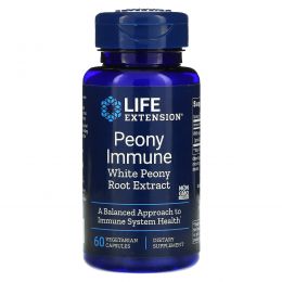 Life Extension, Peony Immune, 60 растительных капсул