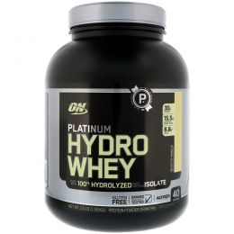 Optimum Nutrition, Platinum Hydrowhey, Velocity Vanilla, 3.5 lbs (1,590 g)