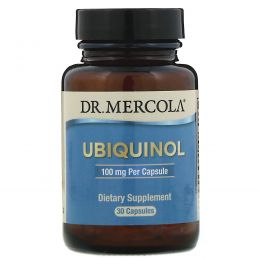 Dr. Mercola, Премиум добавки, убихинол, 100 мг, 30 капсул