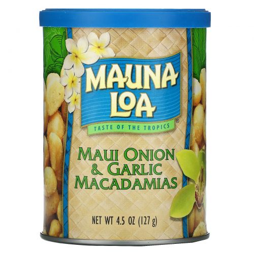 Mauna Loa, Maui Onion & Garlic Macadamias, 4.5 oz (127 g)